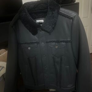 Uggs Black Shearling Lined Jacket